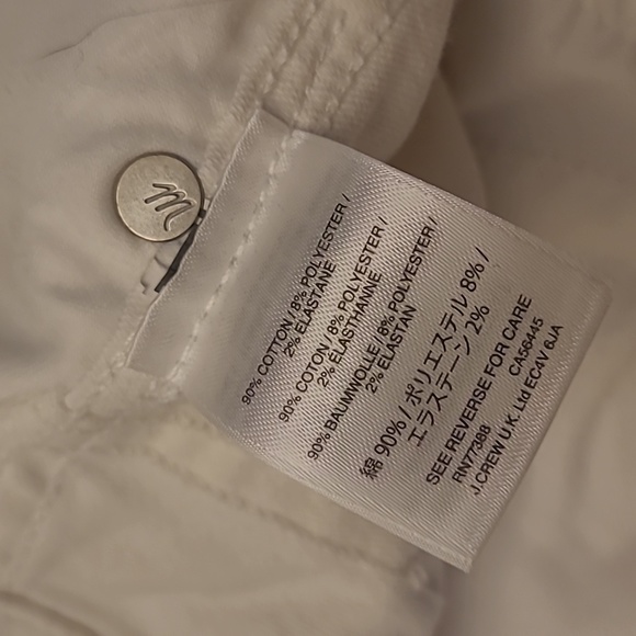 LIKE NEW Madewell 10" High Rise Skinny Cropped Fringed Hem Button Closure Jeans - Picture 12 of 17